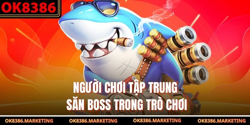 Người chơi tập trung săn boss trong trò chơi